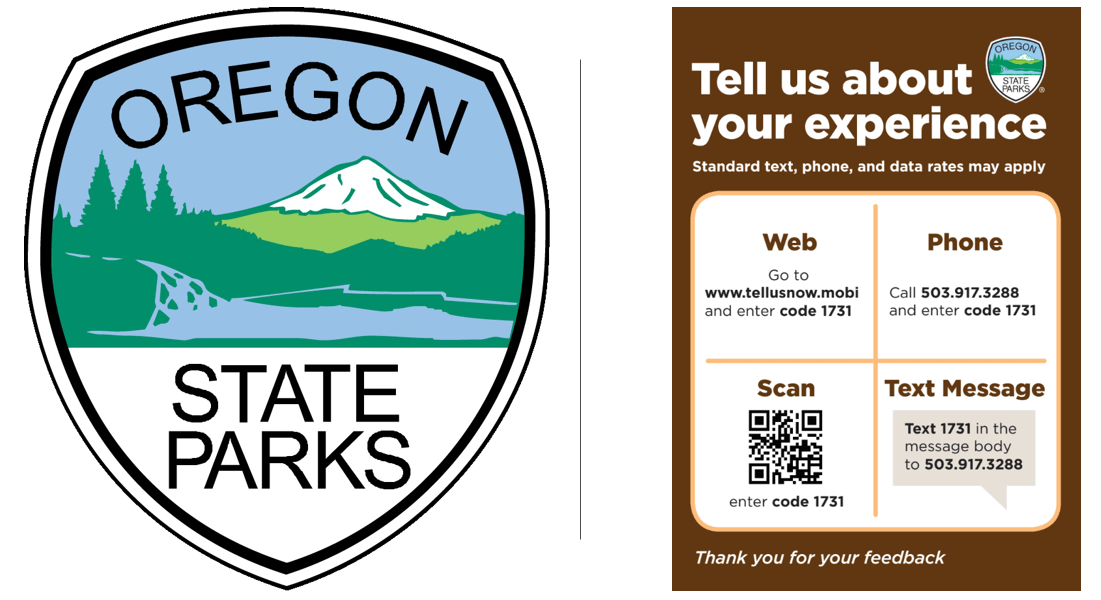 Oregon parks collect visitor feedback with the cell phone