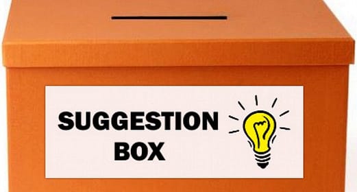 New Suggestion Box