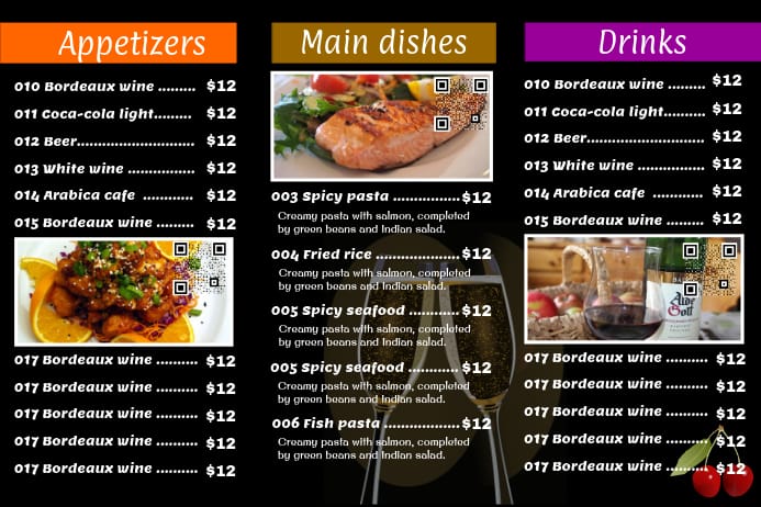 Diner Feedback of restaurant menu offer via Cell Phone