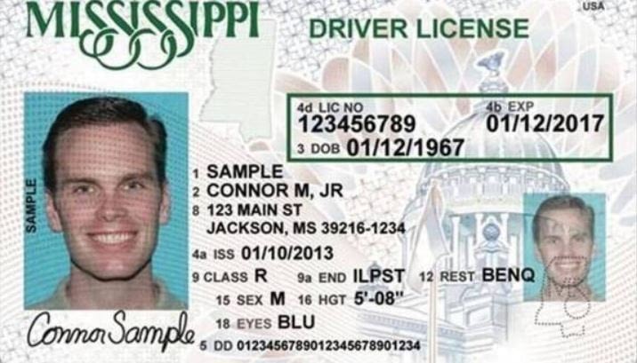 Mississippi Drivers License